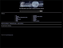 Tablet Screenshot of gothicana.com